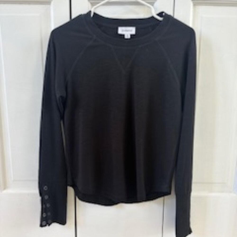 New w/out tags Evereve Black Jersey Top, size XS